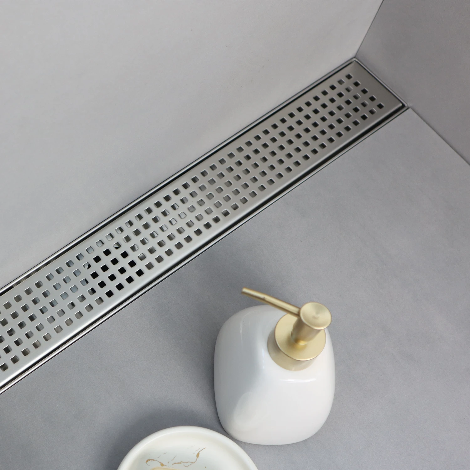 

Customizable Length 304 Stainless Steel Linear Shower Drain V-Shaped Channel with Enhanced Drainage Efficiency