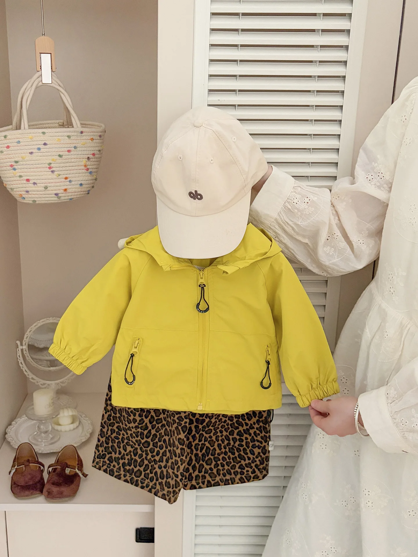 2026 Autumn New Children Long Sleeve Hooded Coat Boys Interchange Jacket Solid Girls Loose Zipper Coat Cotton Kids Clothes