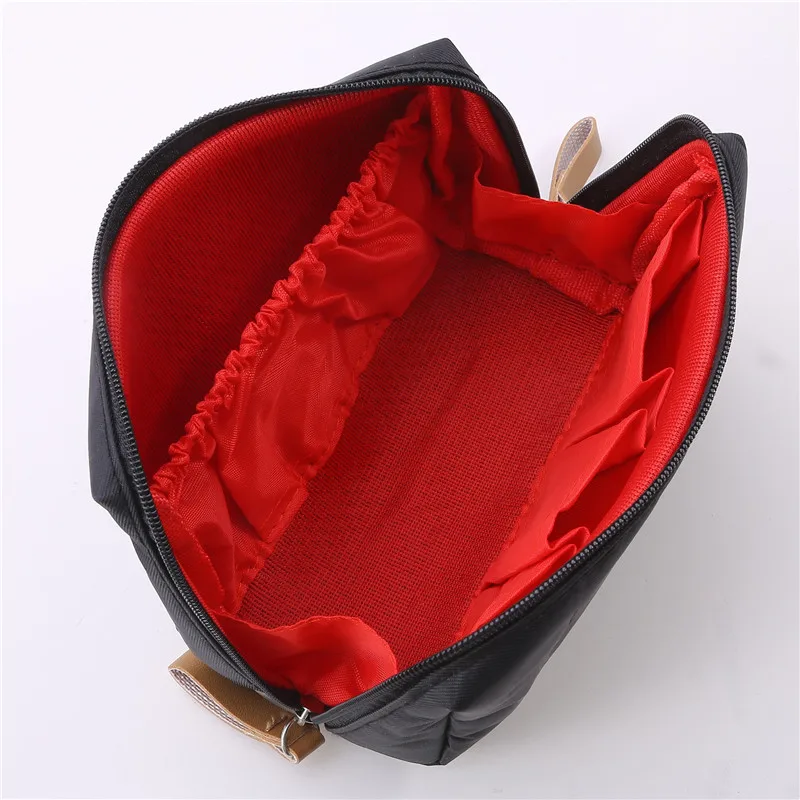 New Makeup Bag Simple Solid Color Cosmetic Bag for Women Pouch Toiletry Bag Waterproof Make Up Purses Case Hot Dropshipping