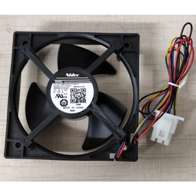 

Cooler Fan U11P14MS7A3-57A611 WR60X10340 13.6V 0.23A Refrigeration Fan