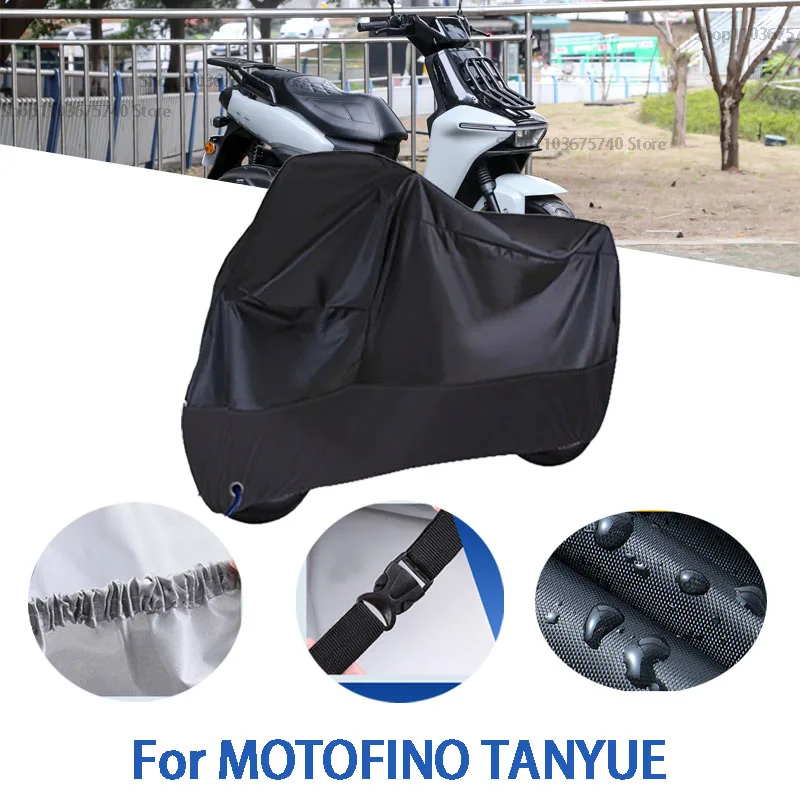 

Motorcycle Full Covers For MOTOFINO TANYUE Car Outdoors Sun Protection Dust No Ear Thickened Oxford Clothcover Accessories