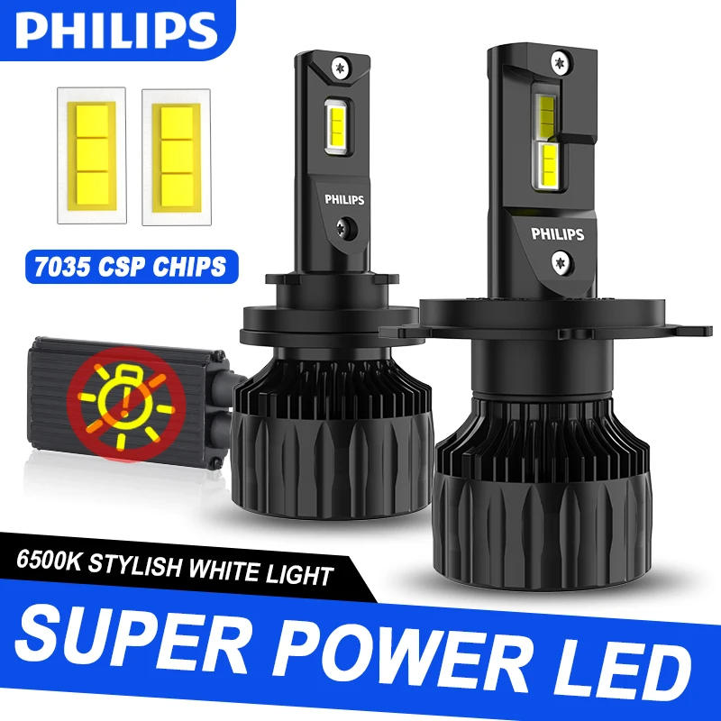 

100W Philips Ultinon Rally 3550 CANBUS H7 H4 LED Headlight H8 H9 H11 9005 HB3 9006 HB4 9012 Hir2 9000LM Auto Fog Lamps CSP Chips