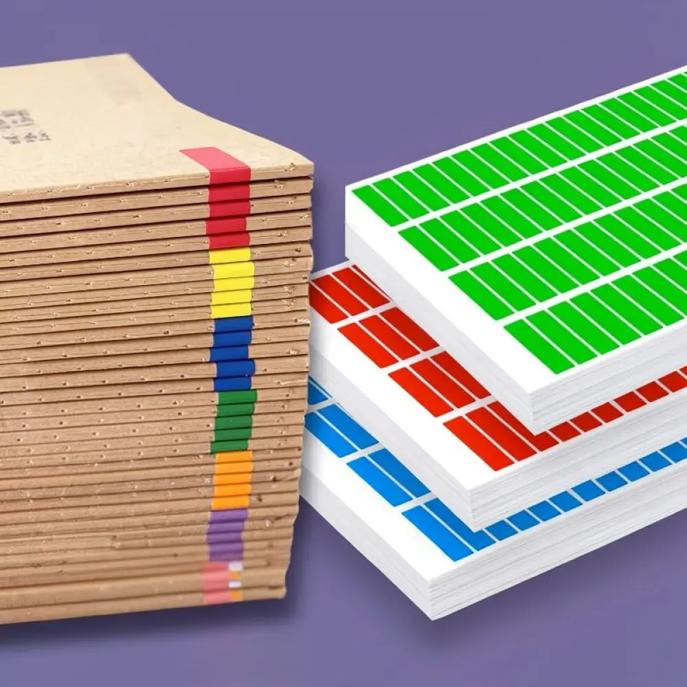 Color Coding Labels For JELI Sticker Tags Rainbow Adhesive Markers School Stationery Supplies For Organization Writing Filing