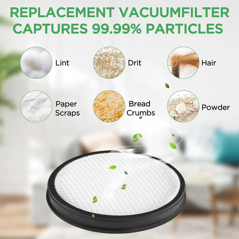 A44F-4 szt. Wymiana filtra próżniowego 6 szt., filtry próżniowe do odkurzacza przewodowego Inse I5, do odkurzacza bezprzewodowego V70