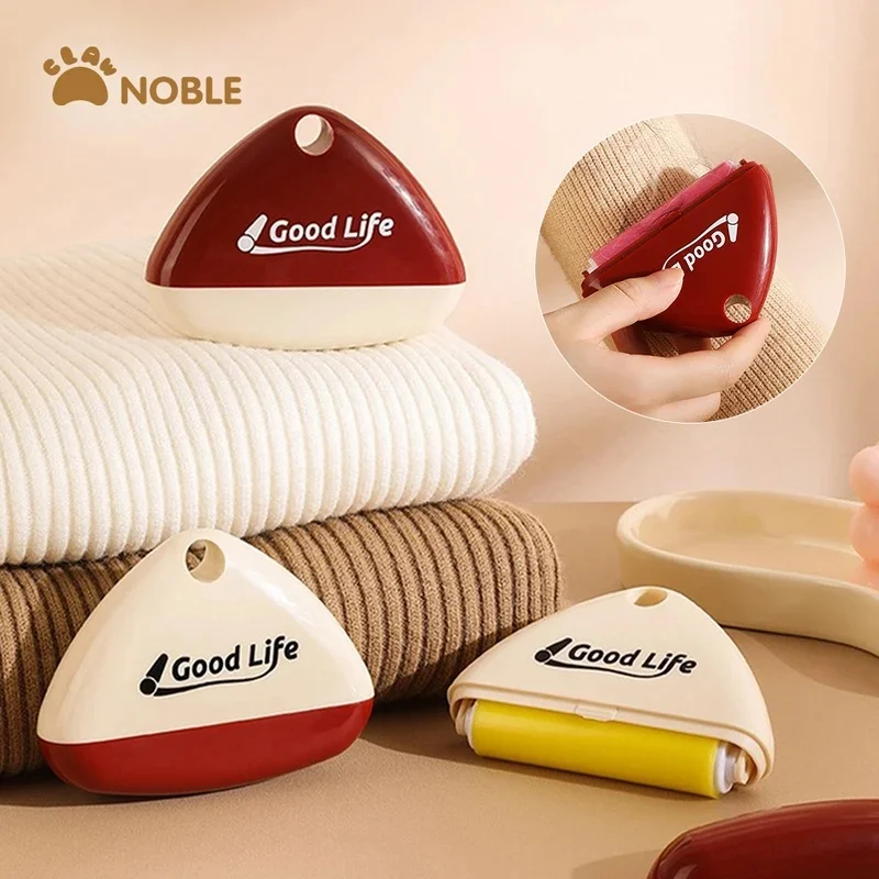 Mini Reusable Washable Lint Roller, Sticky Pet Hair Remover Roller, Portable Lint Cleaner Brush for Clothes & Household Use