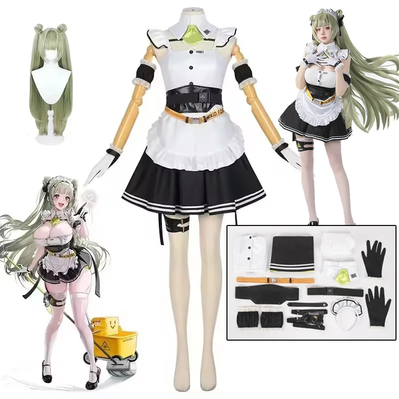 

Nikke The Goddess Of Victory Soda Косплей Костюм Игра Nikke Косплей Сода Сексуальная Униформа Горничной Костюм Парик Хэллоуин Карнавальный Костюм