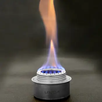 100毫升/120毫升便攜式迷你鋁合金酒精爐,附蓋,適合戶外露營、健行、背包旅行等。 8 最佳銷售 流浪漢爐灶 - №7