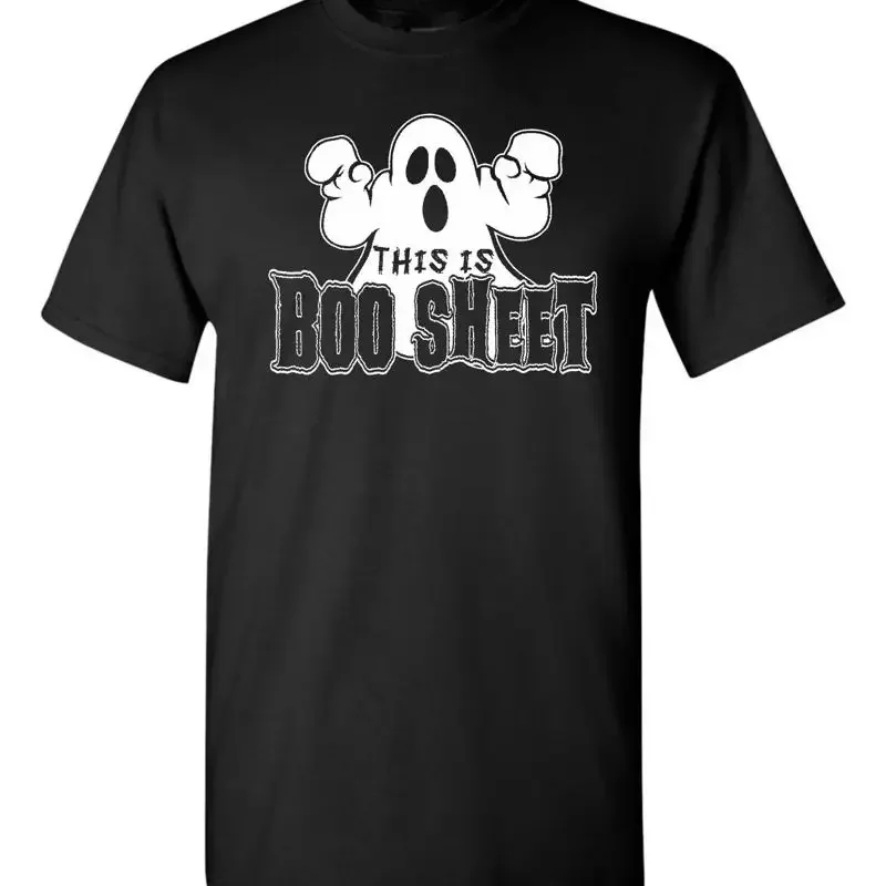 This is Boo Sheet Ghost Halloween Youth and Men's T Shirt 013