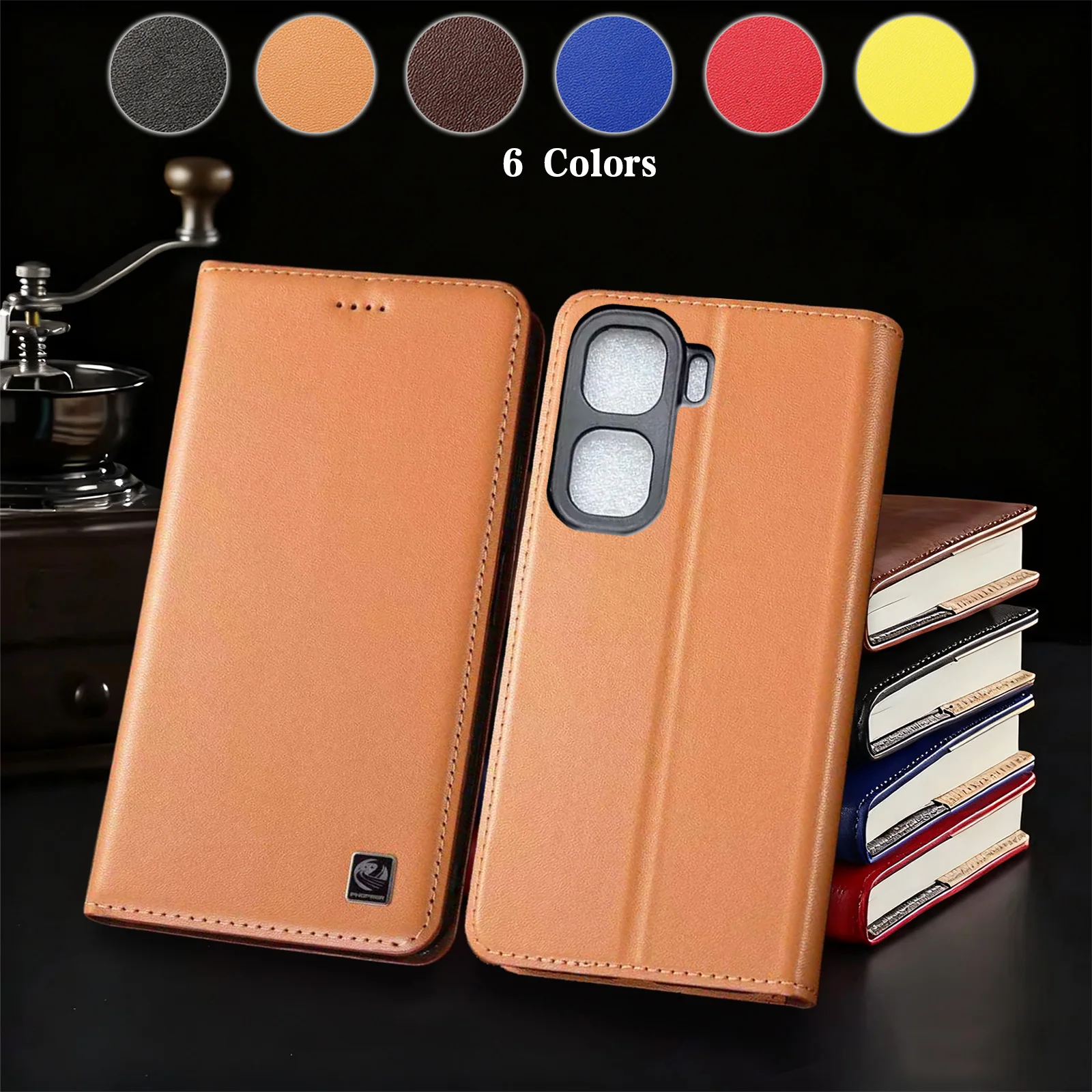 

For iQOO Neo 3 5 5S 6 7 8 9 10 Pro Plus SE Nappa Pattern Of Genuine Leather Wallet Flip Phone Cover Case Cowhide Scratch-Proof