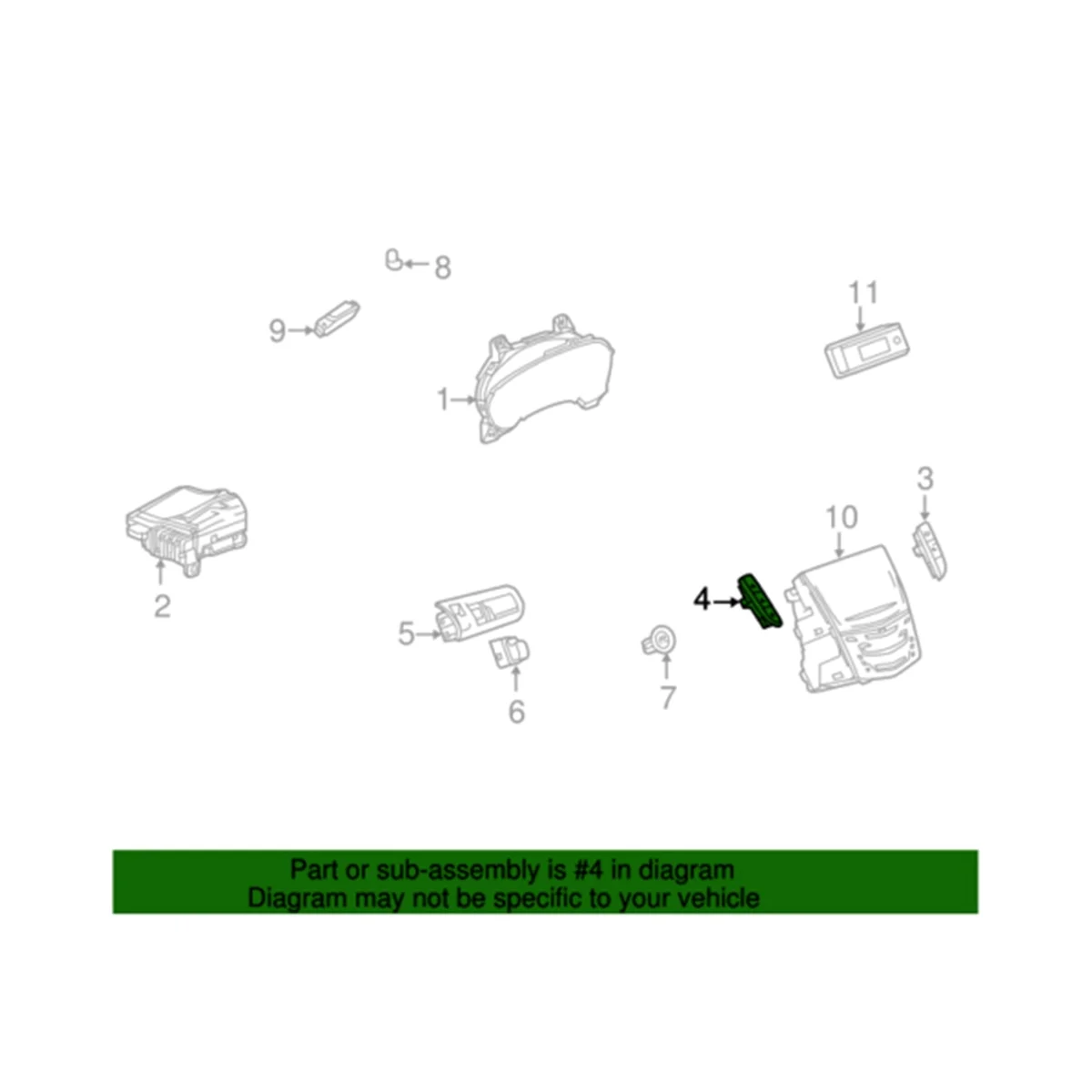 

84144313 Car Hazard Warning Switch for Cadillac XTS GM