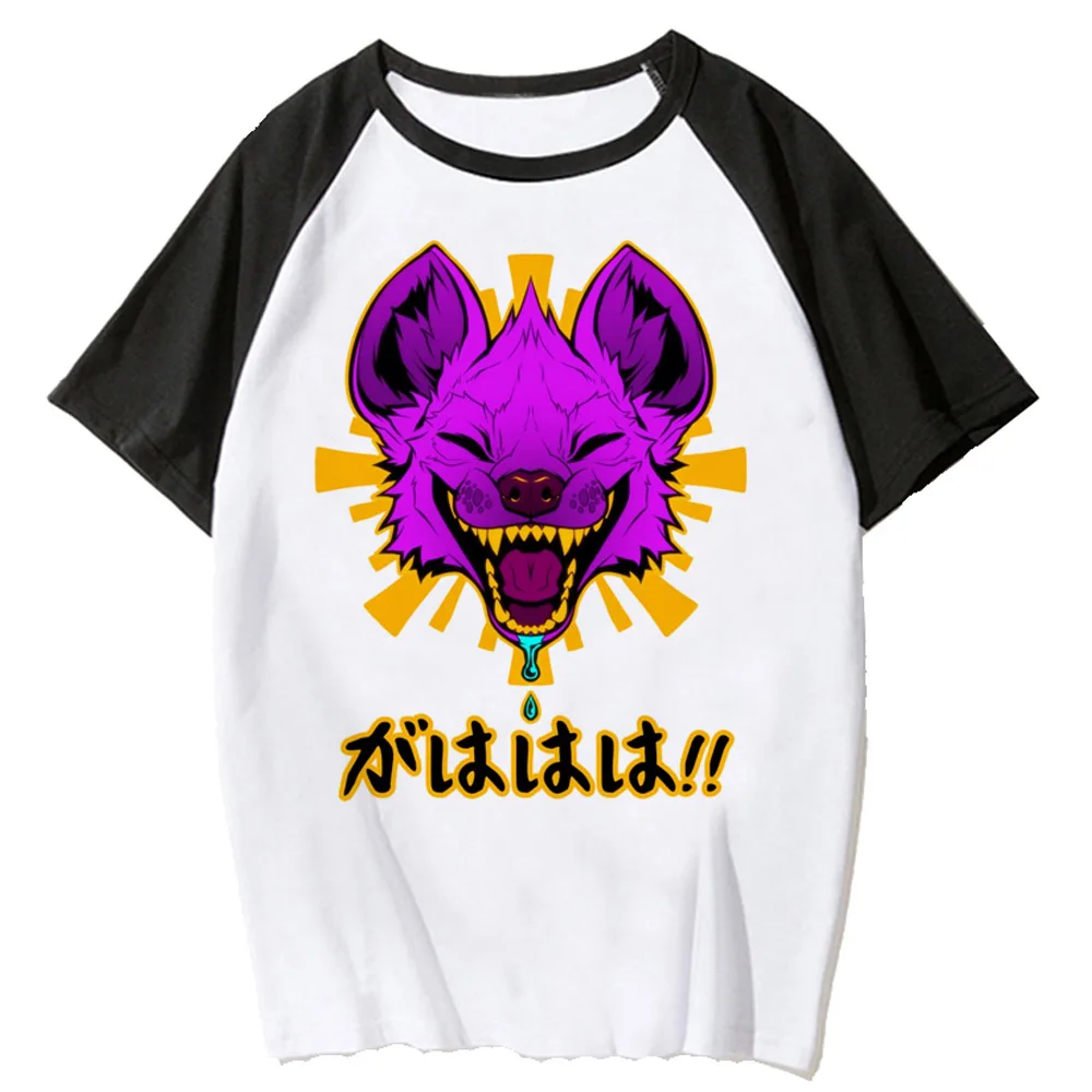 Furry tshirt women manga summer t shirt female Japanese y2k harajuku clothes