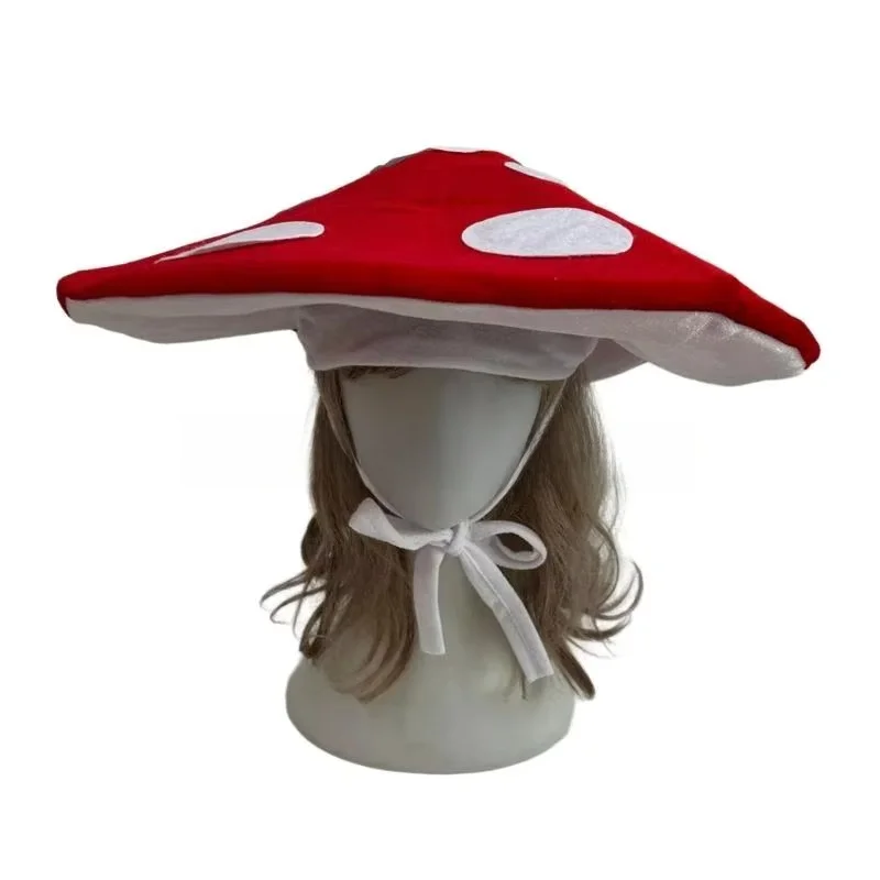 Mushroom Hat For Halloween Costume Hat Festival Party Gathering Headgear Seasonal Party Mushroom Costume Hat For Photograph view 2