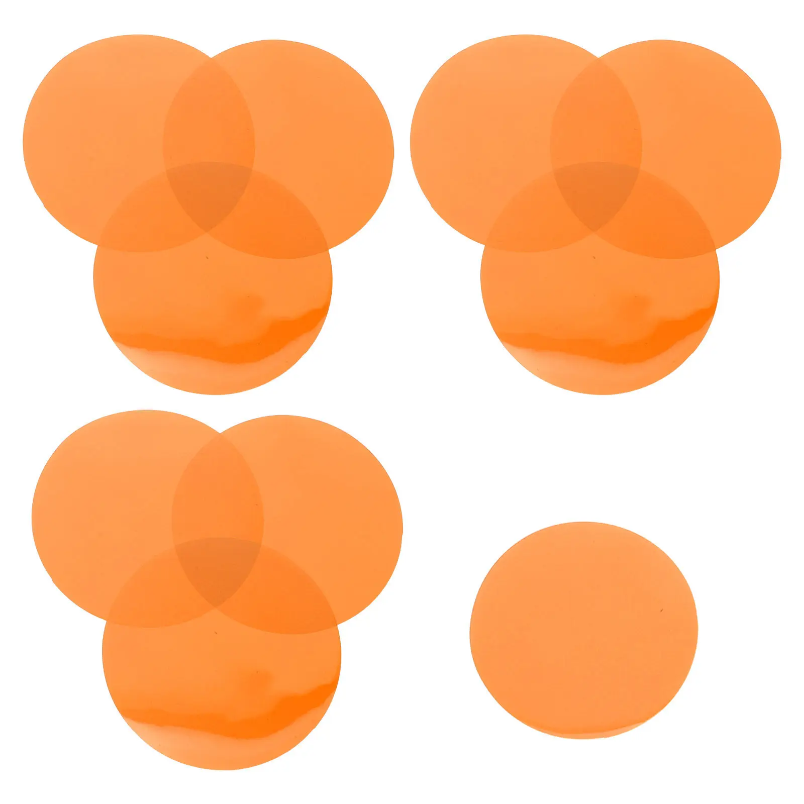 

10 шт. пленок для коррекции света - оранжевые клейкие гелевые фильтры для создания теплой атмосферы в домашнем освещении - гибкая пластиковая пленка для ламп