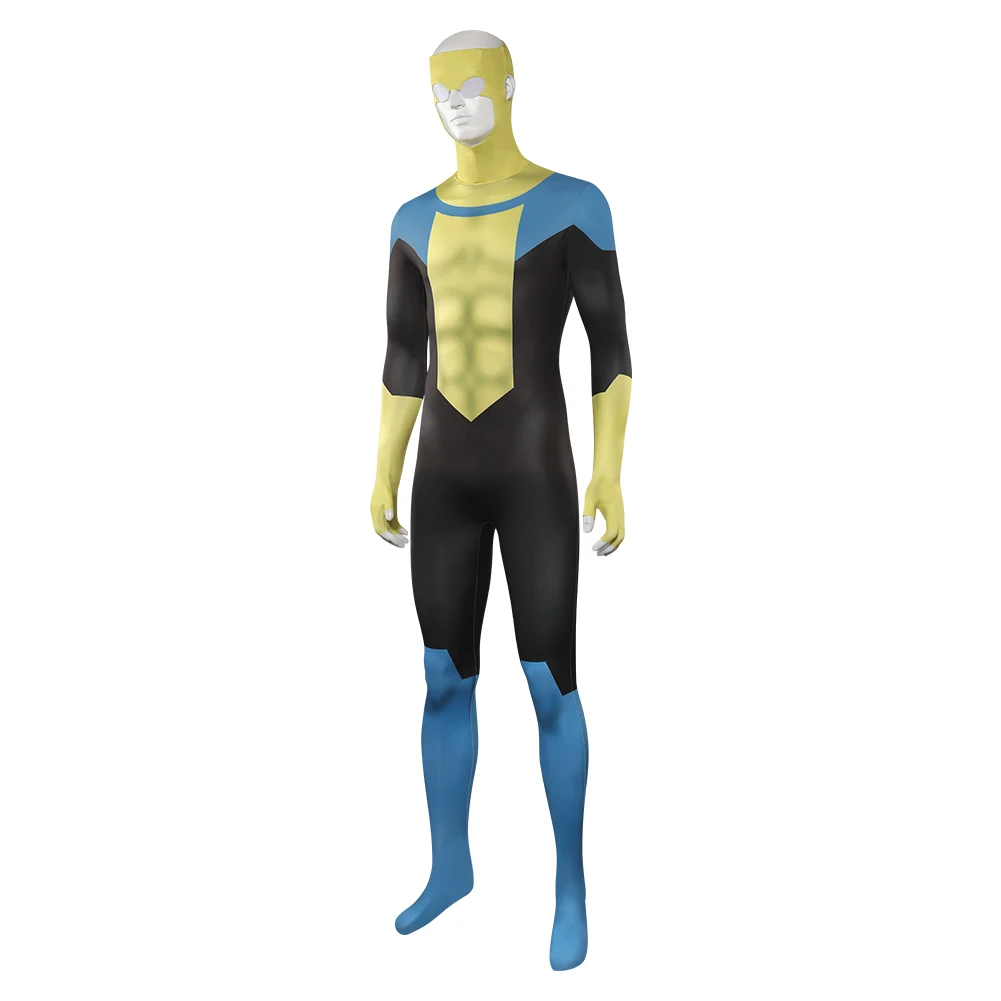 Costume de Cosplay de Marque Invisible pour Hommes Adultes, Combinaison Fantaisie, Tenues, Déguisement d'Halloween, ixde Carnaval, Trempé