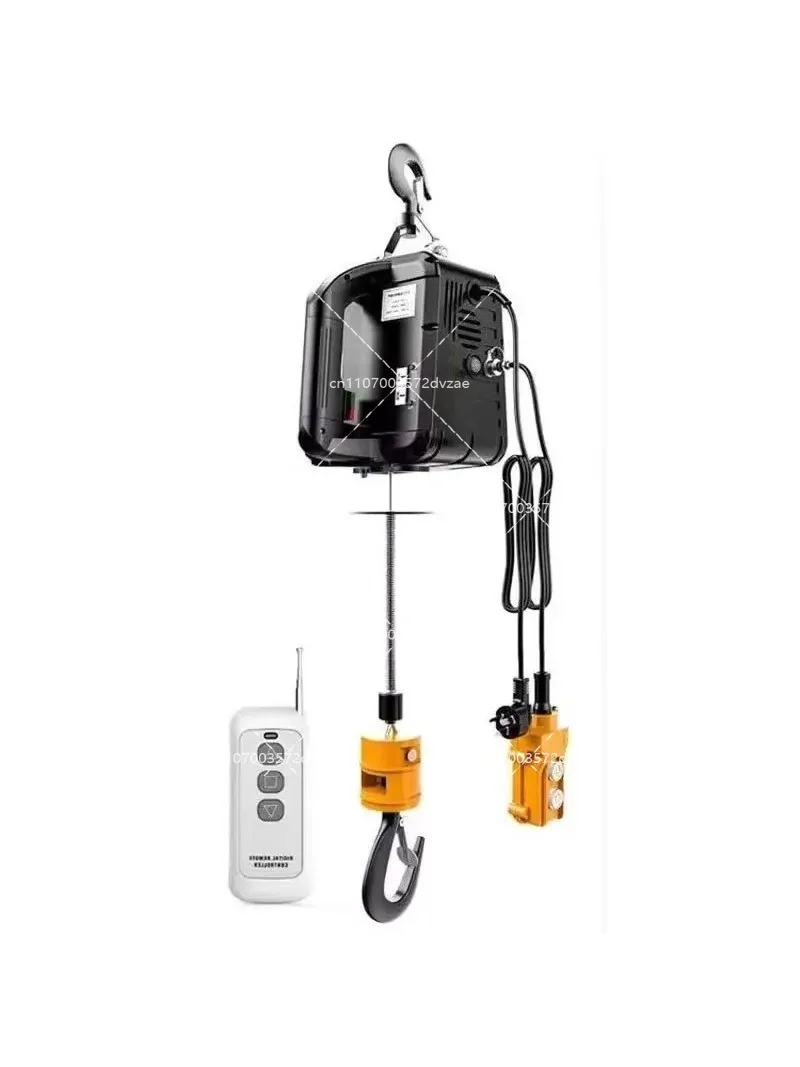 Portable Electric Crane Hoist 500Kg Capacity for Car Home Improvement Cargo Handling Lifting Equipment for Production Workshop
