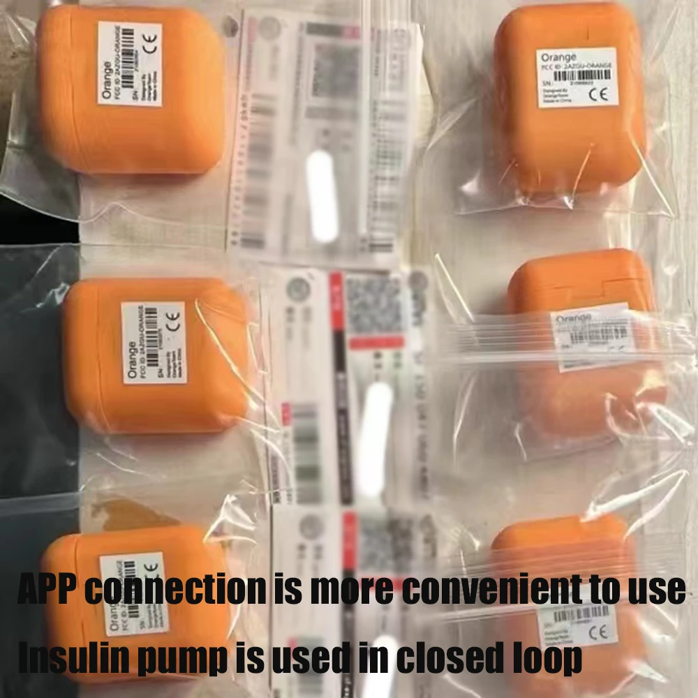 712 722 Closed-loop Small Orange Box Insulin Pump Closed-loop Use Automatic Remote Control With Its Own APP Portable And Fast