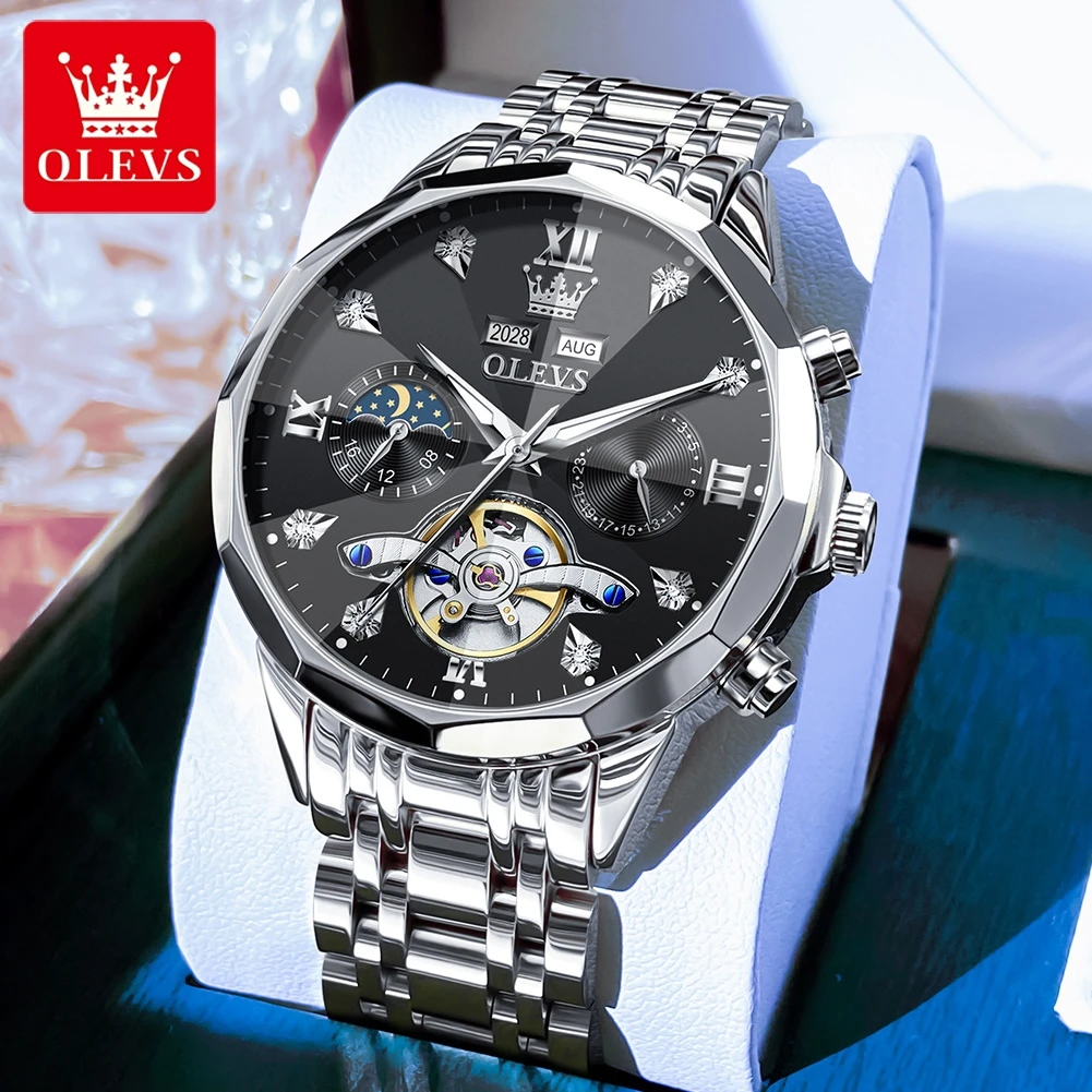 Men's Automatic Mechanical Watch, Stylish Design