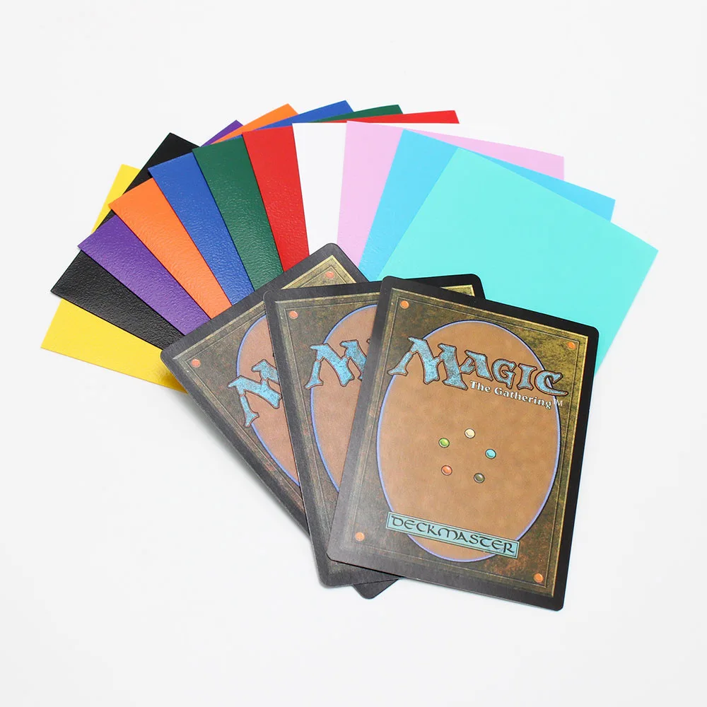 japanese size card sleeves dimensions 500PCS/Set Multiple Sizes Solid Matte Trading Top Loading Card Protector for YGO Customizable grade soft sleeves japanese size card sleeves dimensions