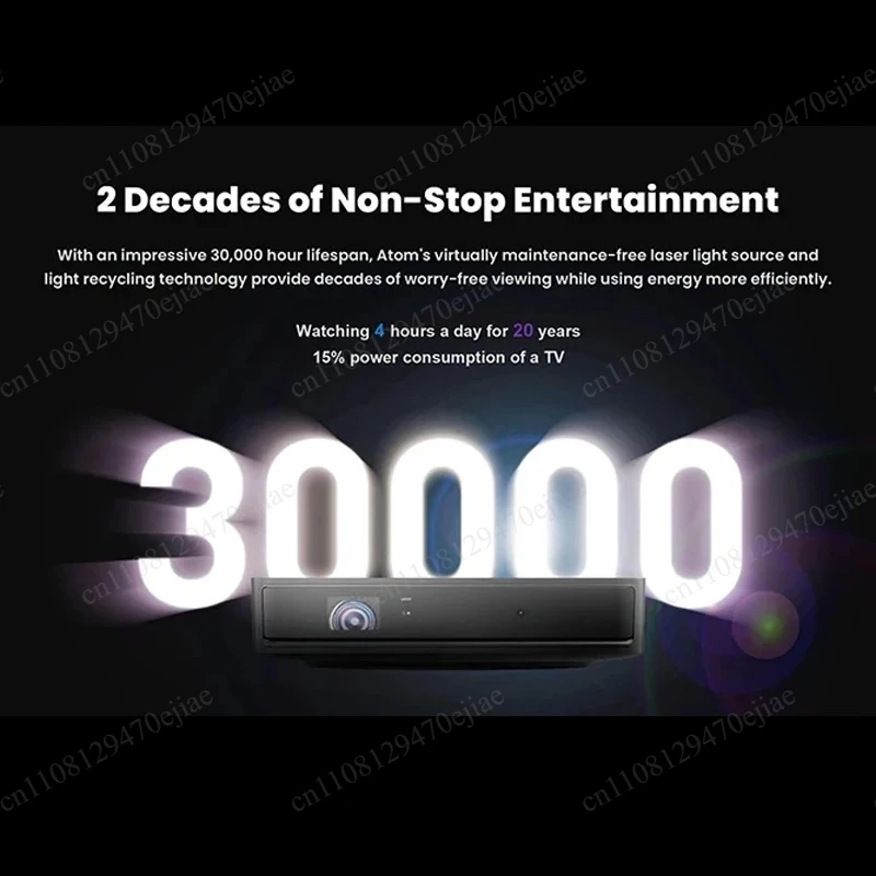 Dangbei Atom 1080P Portable Laser Projector Global Version with Google TV Netflix Mini Home Theater Beamer