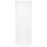 Bi-fold Door Louver Plantation Primed White 36x80 Interior Door 3