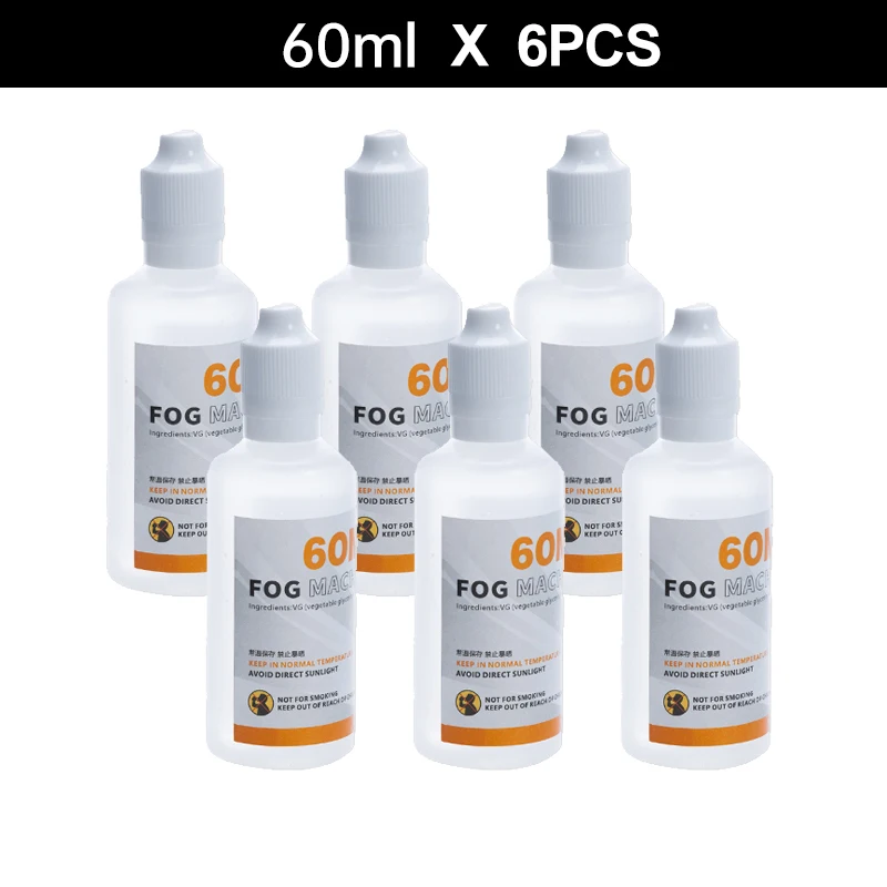 Tobacco Oil for COLBOR CF5 Fog Machine Smoke Machine Fog Fluid Mist Spray 60MLx 1PC/6PCS/12PCS