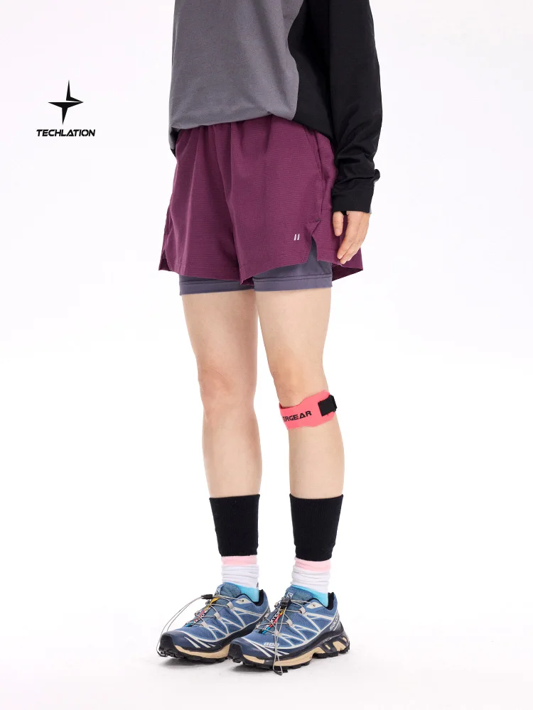 

Trendy Brand Two-In-One Breathable Qui-Dry Sports orts Men's Outdoor Running Lightweight UPF50 Sun Protection Fitn o...