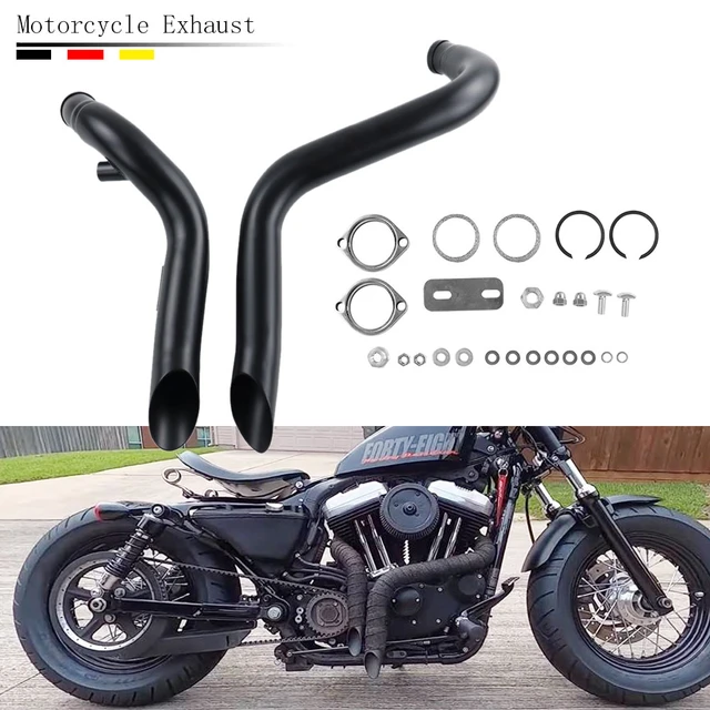 Motorfiets Uitlaat Systeem Accessoires Voor Harley Softail Chopper Bobber Custom Sportster Xl 883X48X72 Fat Boy Street AliExpress