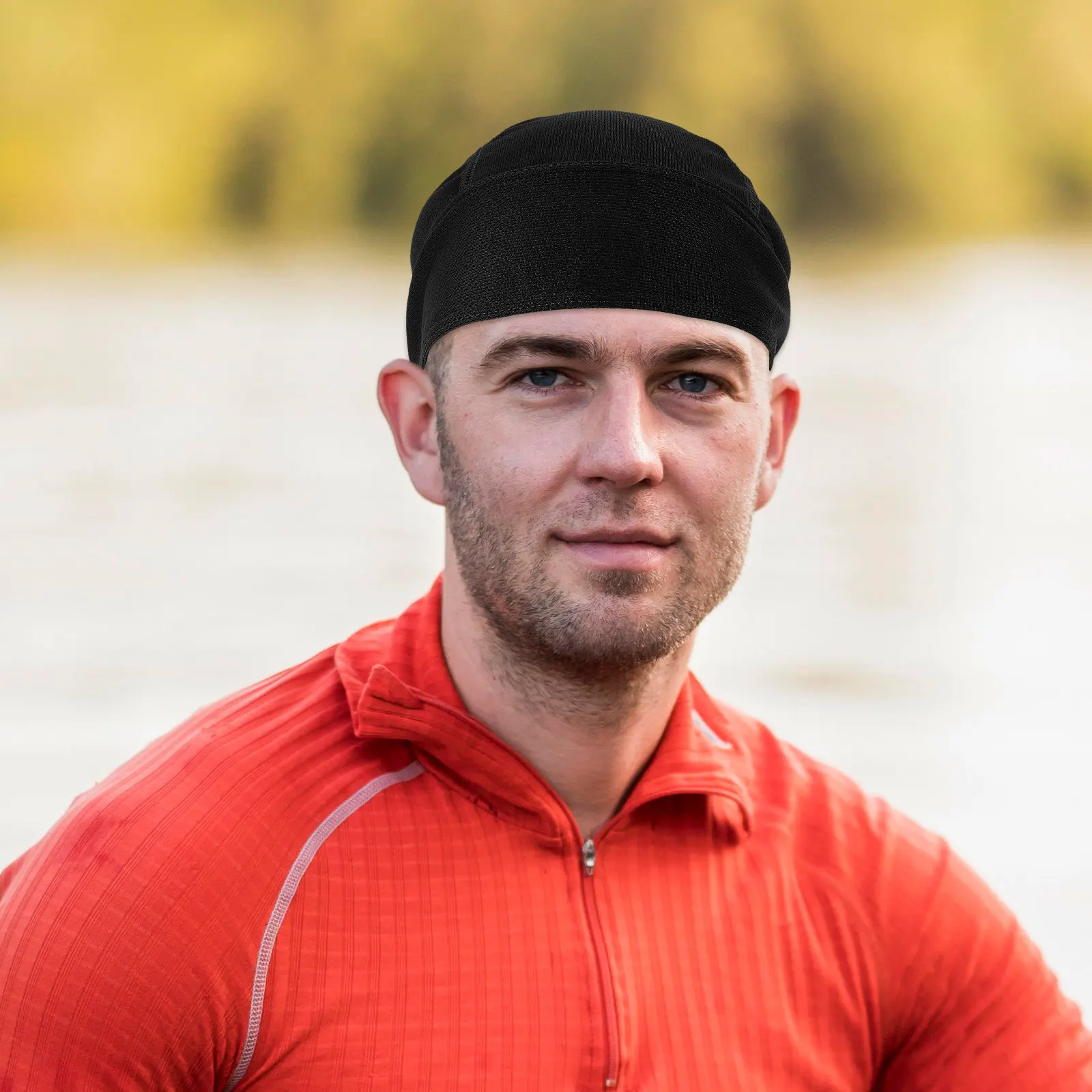 

4Pcs Cycling Hat Outdoor Breathable Skull Sweat Wicking Bandana Head Wrap for Men Women Summer Sports