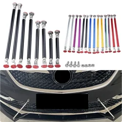 2PCS 75mm/100mm/150mm/200mm Universal Adjustable Front Bumper Lip Splitter Rod Strut Tie Bar Adhensive Support Kit Accessories