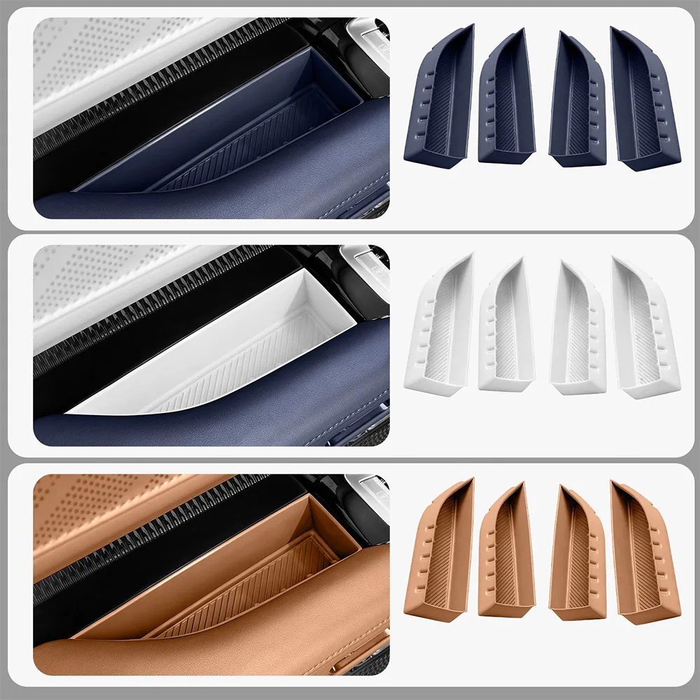4-pezzi-per-zeekr-9x-2025-2026-maniglia-della-porta-scatola-di-immagazzinaggio-accessori-per-la-modifica-dell'auto-colore-originale-scanalatura-della-porta-in-silicone