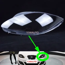 For Seat Altea 2009 2010 2011 2012 Headlight Lens Car Headlamp Cover Replacement Front Lampshade Auto Shell