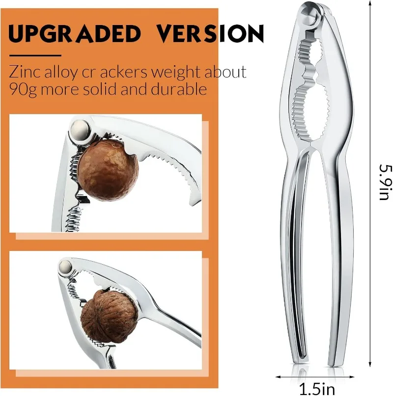 80 Pack Nut Crackers Tool Bulk Crab Crackers and Tools Heavy Duty Crab Leg Claw Crackers Opener Tool for Nuts Shellfish S