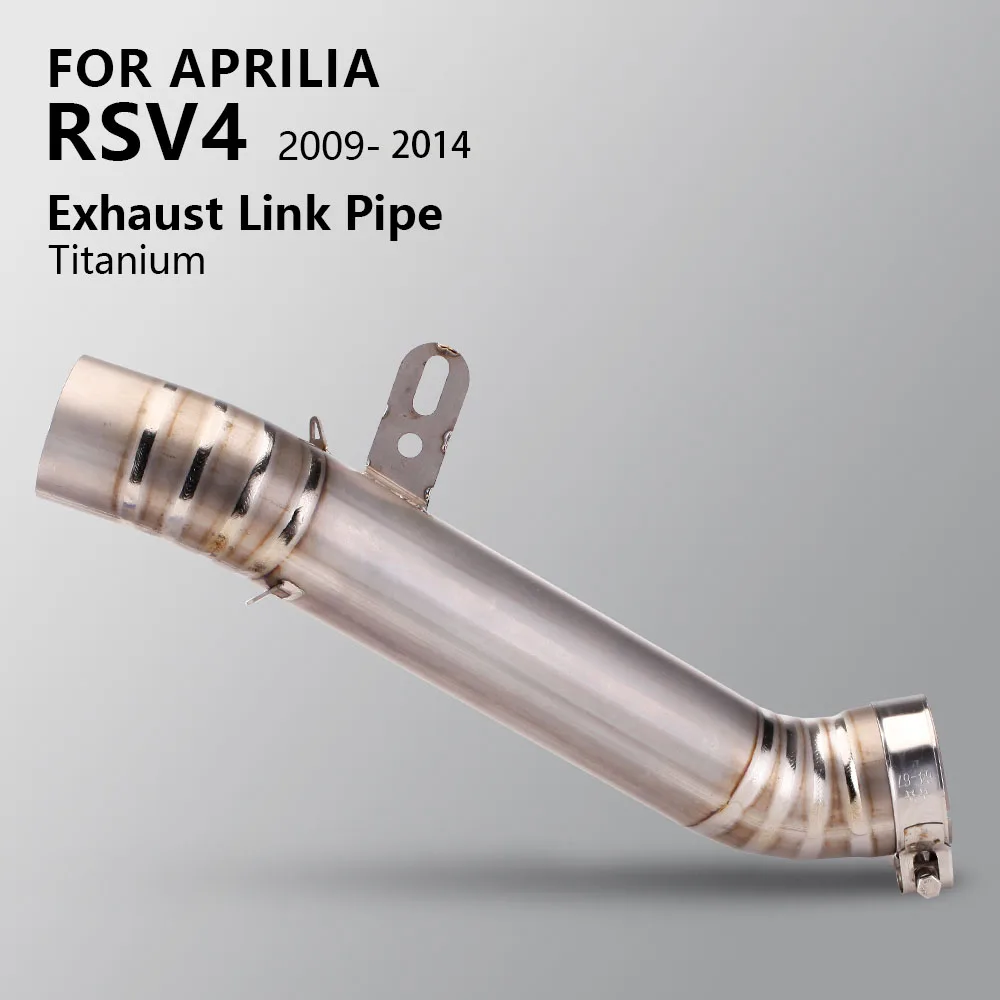 Motorcycle Exhaust Full Escape System Modified Mid Tube Connect 51mm Muffler Slip On Middle Link Pipe For Aprilia RSV4 2009-2014