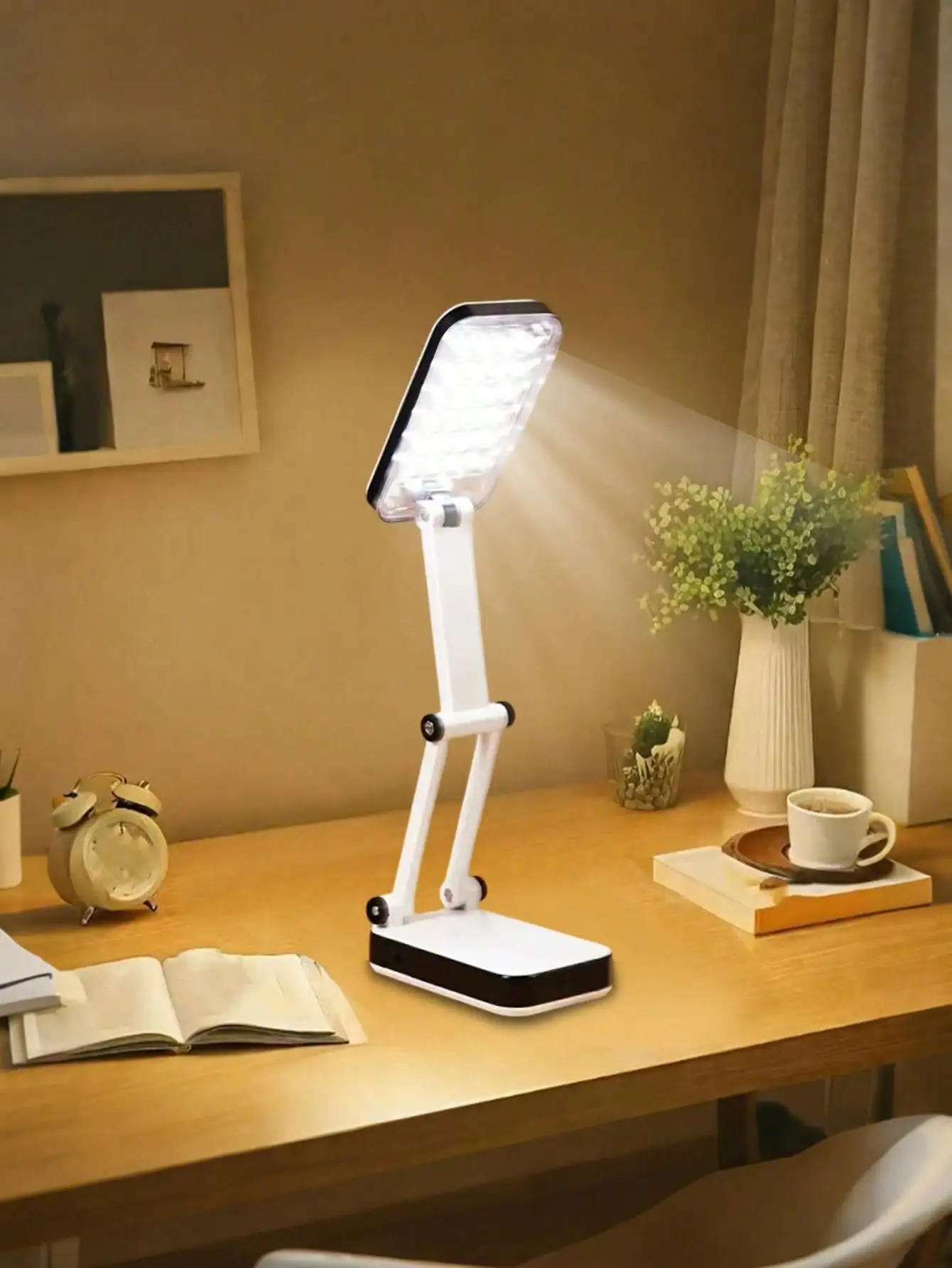 LED Foldable Desk Lamp: Lightweight Portable, Soft Eye-Friendly, Indoor/Outdoor Emergency Light