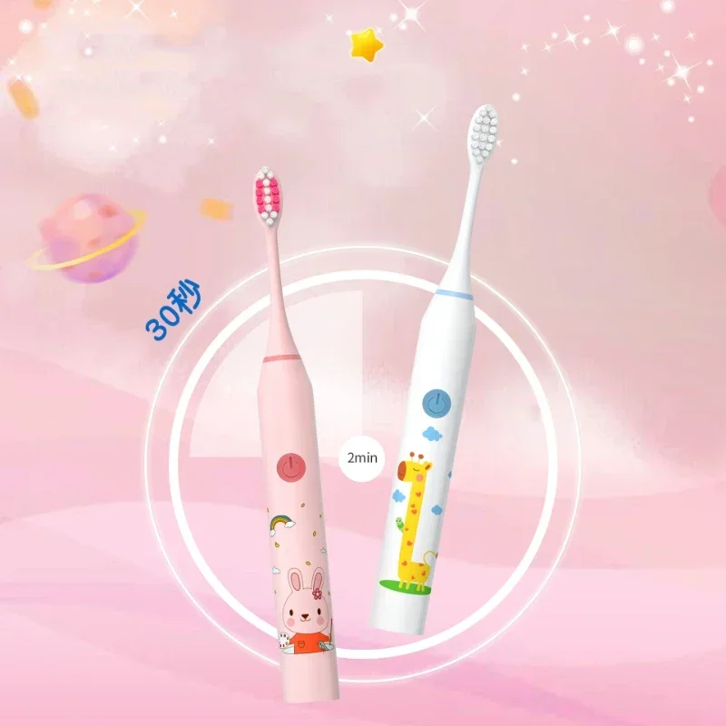 New Child Sonic Electric Toothbrush Electric Usb Cartoon Toothbrush for Kids Replace Toothbrush Kids Electric Toothbrush