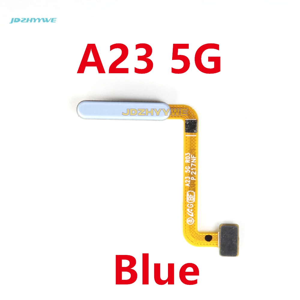 For Samsung Galaxy A23 4G 5G A236 A236B Home Button Fingerprint Sensor Flex With Power Key Button Flex Cable