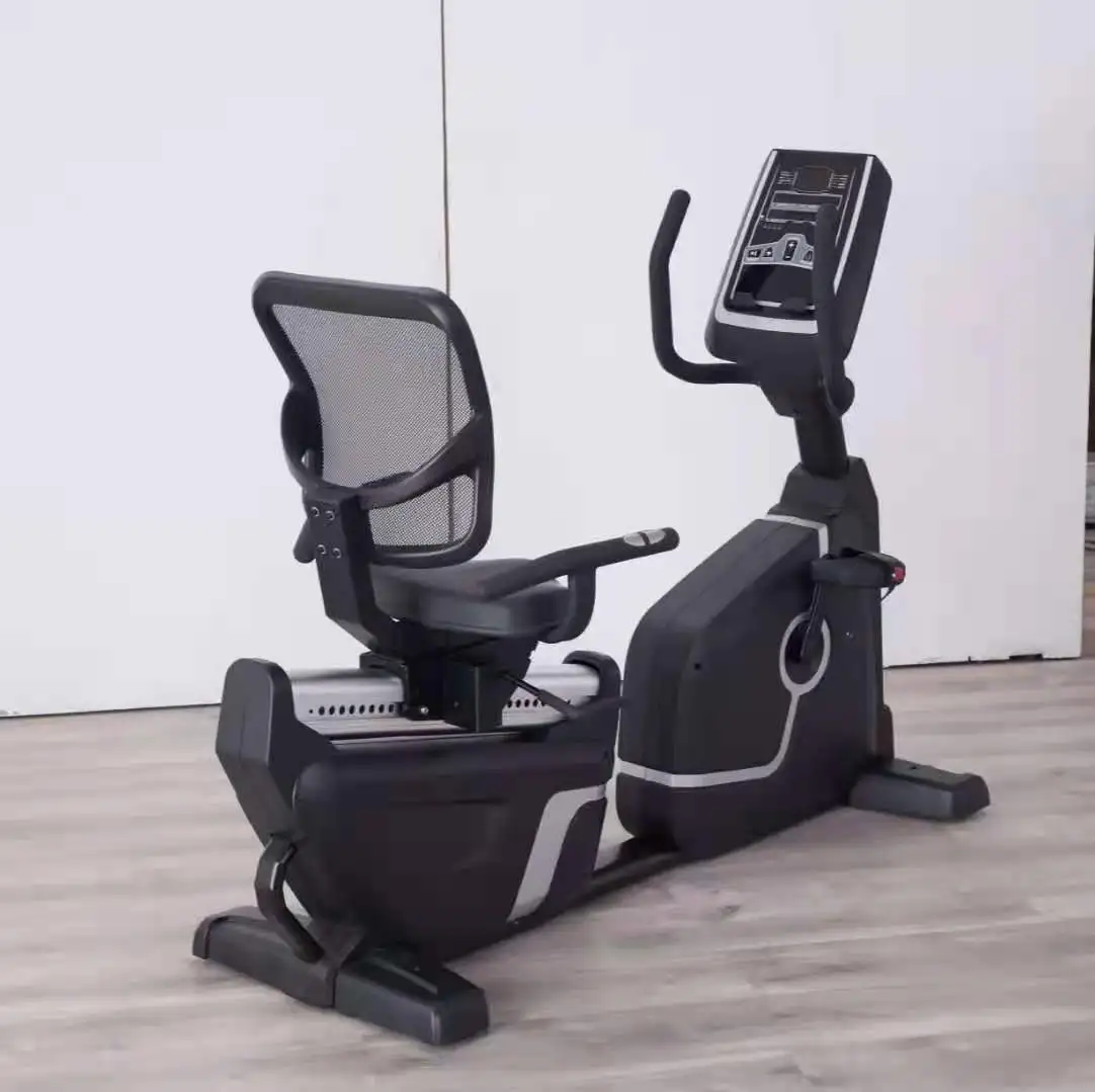 Gorąca sprzedaż Domowy komercyjny wirujący sprzęt do ćwiczeń Rower treningowy Fordable Recumbent Bike Siedzony rower eliptyczny