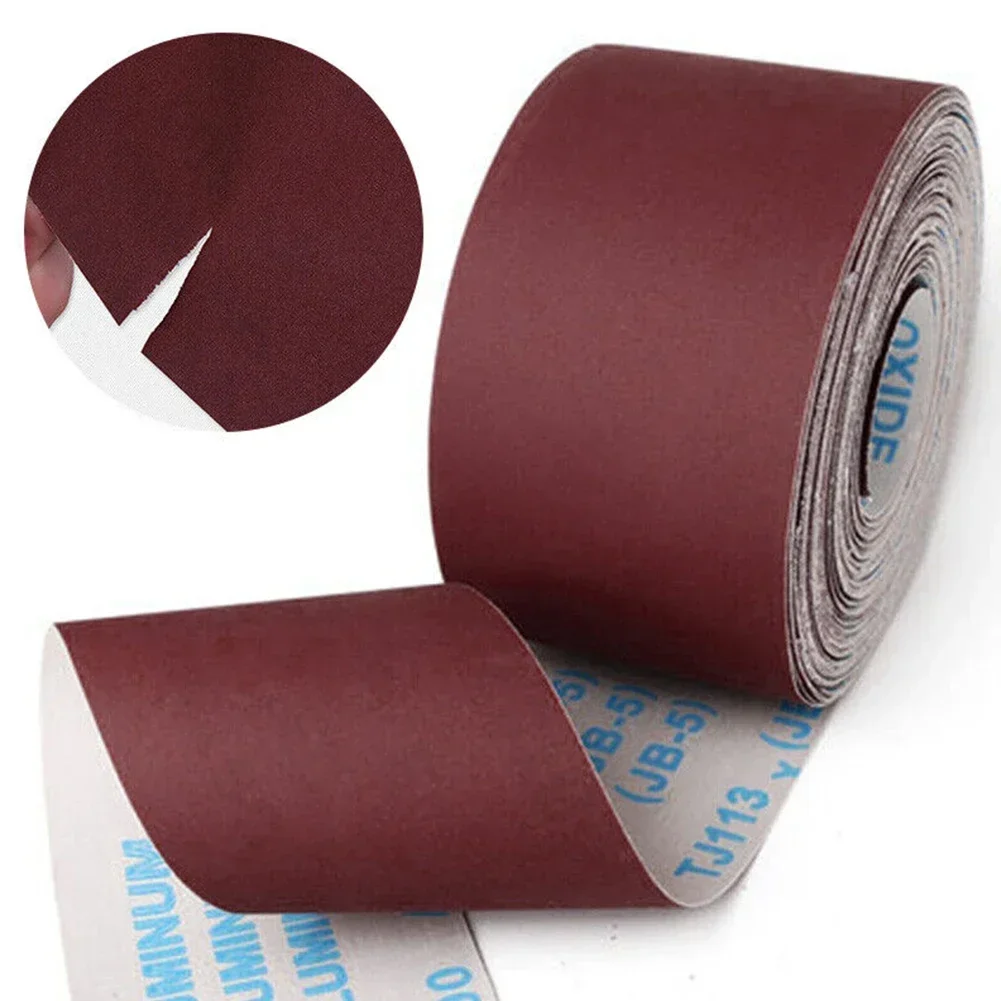 Sandpaper Roll Emery Cloth Sand Paper Sanding Abrasive Sheets 10 Meter Length 4'' 100mm Width 80 120 180 240 600 800 Grit