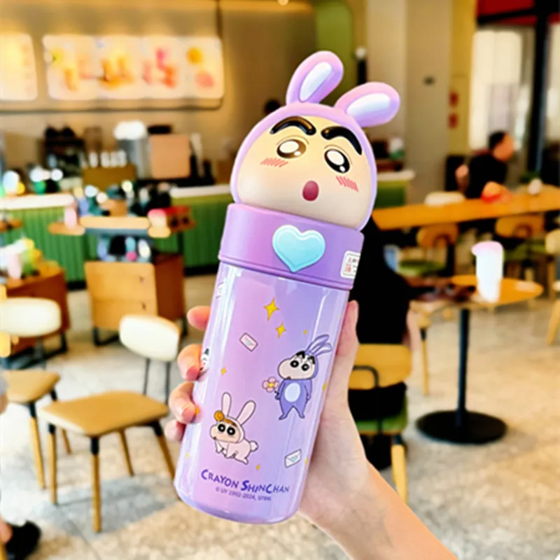 

350Ml Kawaii Crayon Shin-Chan Stainless Steel Thermos Cartoon Cosplay Kids Vacuum Flask Water Bottle Tumbler Gifts Toys for Kids