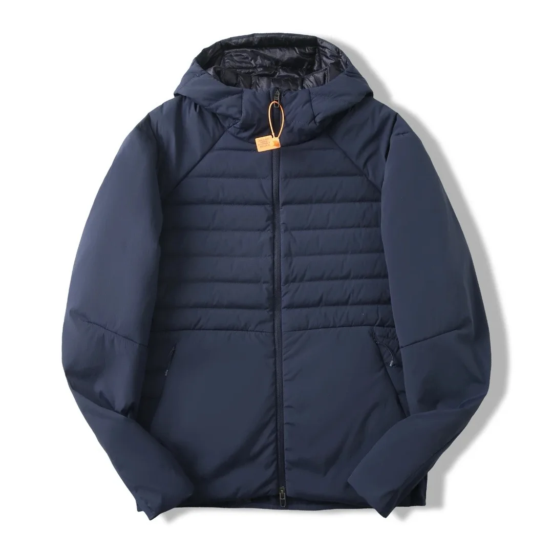 

Outdoor Pata Autumn and Winter Men's Fashionable Casual Cycling Sports Hiking Fishing Warm White Duck Down Hooded Down Jacket