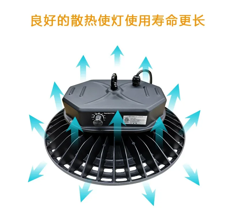 Greenhouse full spectrum lens filling light strawberry orchid grape passion fruit round ufo plant growth light