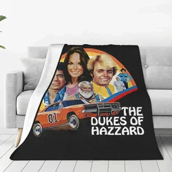 Dukes Of Hazzard Flannel Blanket Quality Super Soft Vintage Car Throw Blanket Winter Travel Living Room Colorful Bedspread