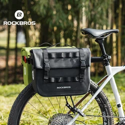 ROCKBROS Bicycle Carrier Bag Rear Rack 15L Multifunctional  Bike Trunk Bag Luggage Pannier Back Seat 3D support Cycling Bag