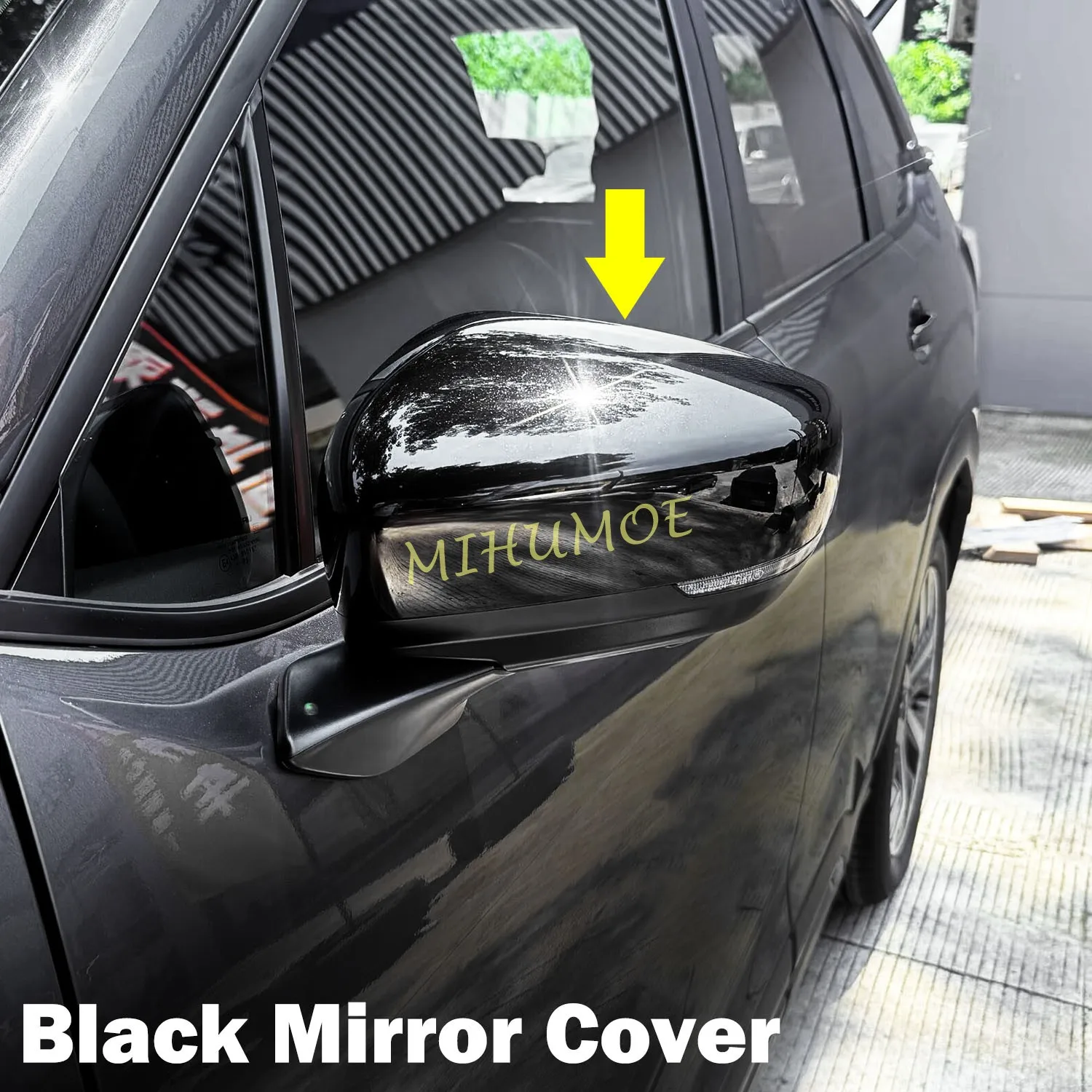 

Glossy Black Car Side Rearview Mirror Cap Cover Trims For 2024 2025 2026 Subaru Crosstrek Impreza Forester SL