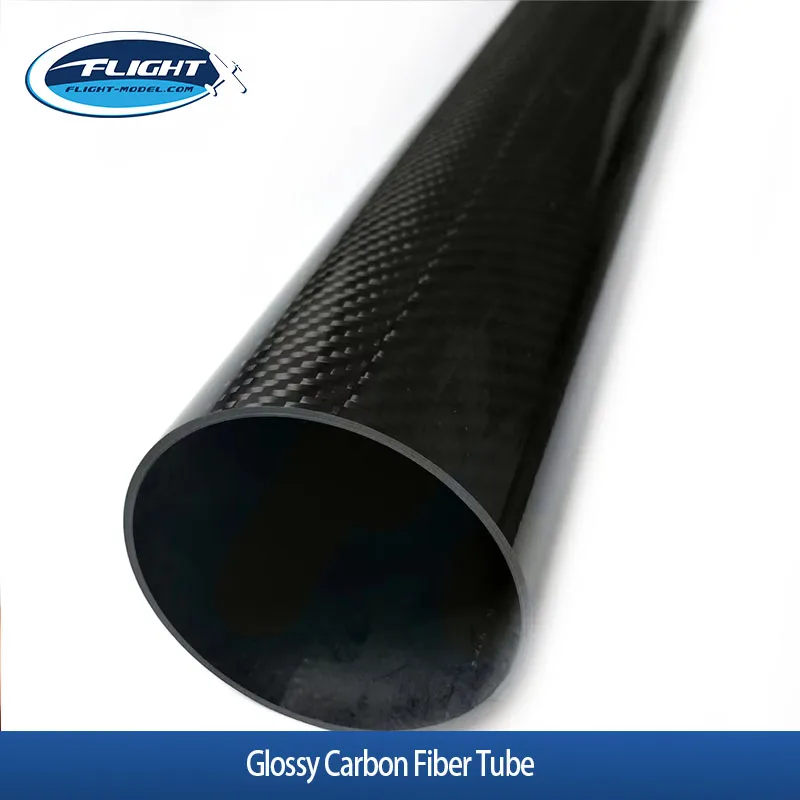 

1pc Length 500mm Glossy Carbon Fiber Tube Dia 76x80mm For RC Airplane Model Helicopter Hobby DIY Toy Parts