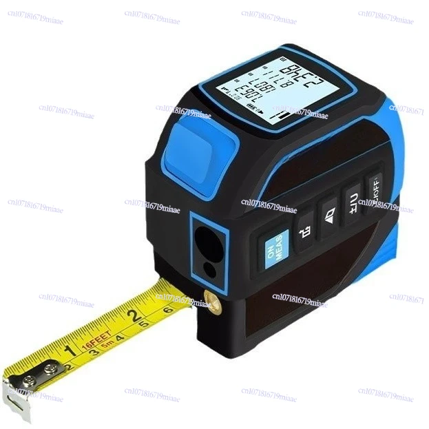 

Многофункциональная лазерная рулетка 4-в-1, стальная рулетка 5 м, ручной лазерный дальномер с литиевой батареей