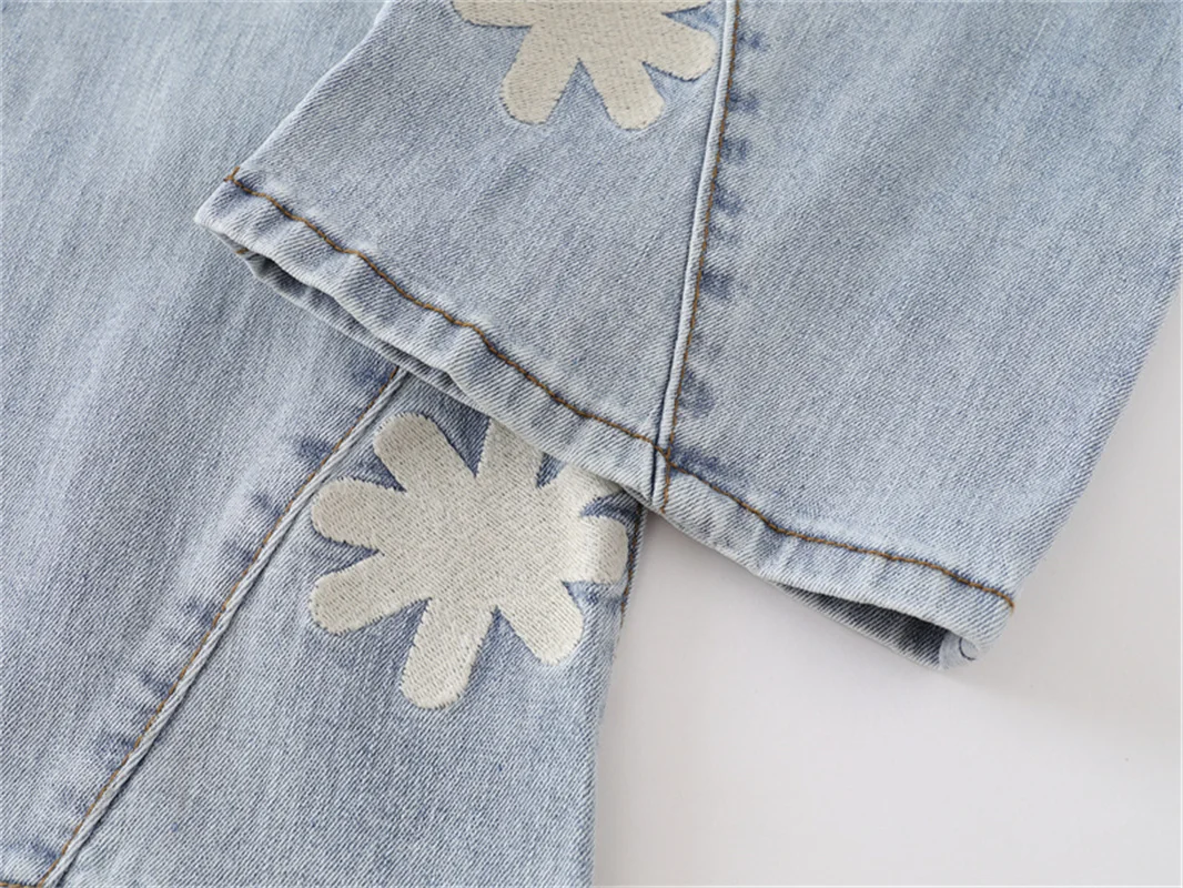 Azul LOSTSHDWS LOGO JEANS Homens Mulheres Jeans de moda simples de alta qualidade