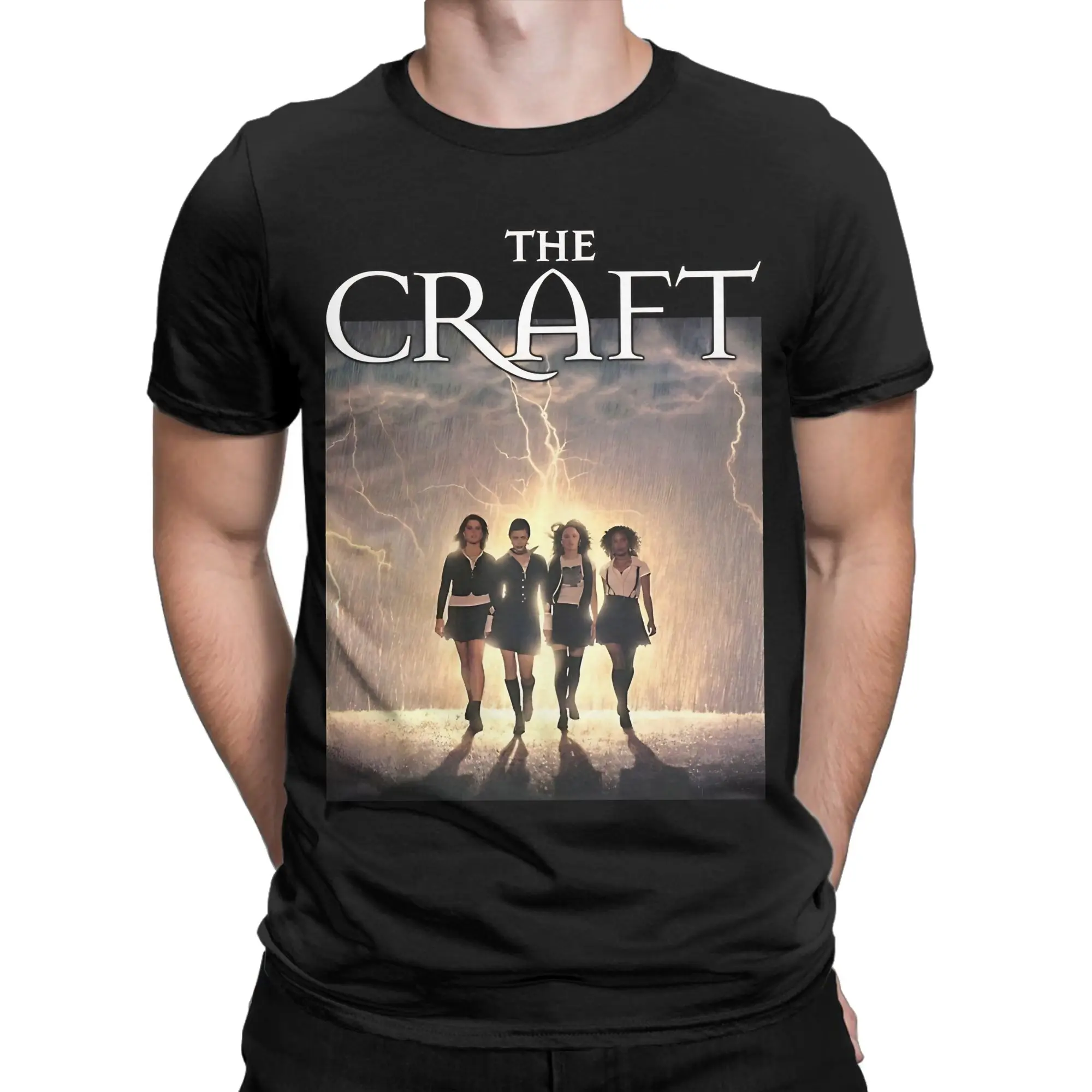 The Craft Girls Light  T-Shirt for Men  Novelty Cotton Tee Shirt O Neck Short Sleeve T Shirt Plus Size Clothes