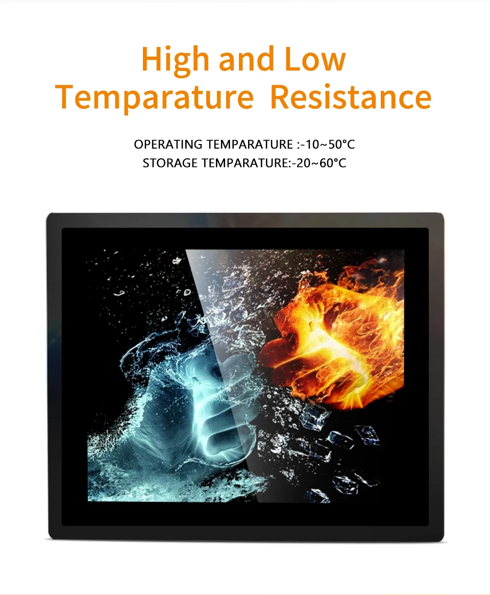 15 Zoll Industrie-Touchpanel-PC IP65 Wasserdicht I5-6200U 8 + 128G Win11 Berührbarer Computer Eingebetteter Touchscreen – Detail 4