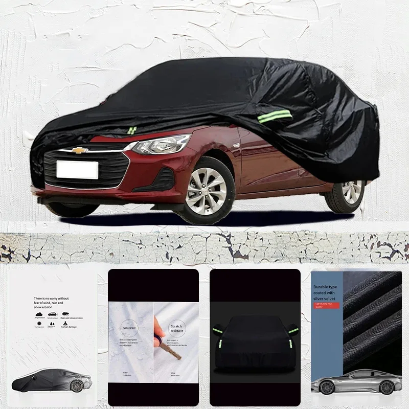 

For Chevrolet-Onix-Anti-UV Auto Anti snow Anti dust Anti-uv Anti peeling paint And Anti Rainwater 210t Car cover protection